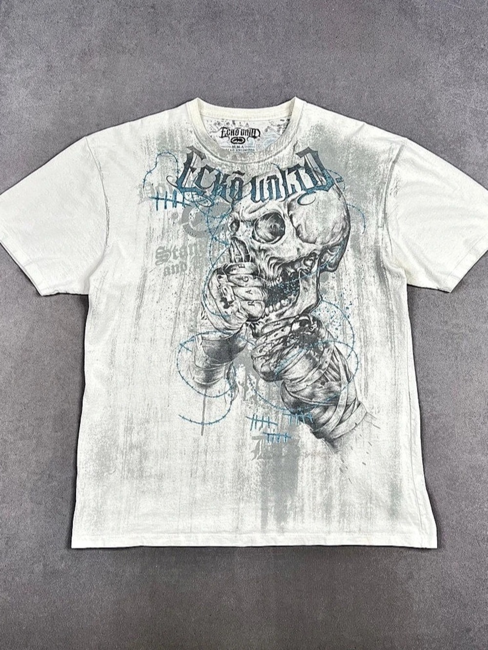 Ecko Unlimited graphic tee Graphic T-Shirt White XL
